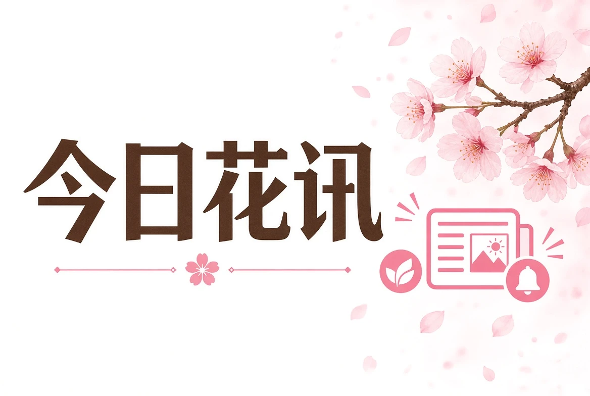 今日花讯栏目画面